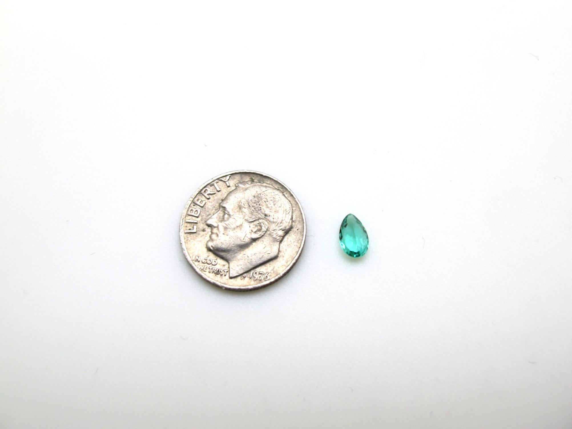 GIA Certified .47 Carat Brazilian Paraiba Tourmaline In New Condition In Los Angeles, CA