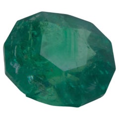 GIA Certified 4.74 Carat Modified Oval Brilliant Loose Emerald
