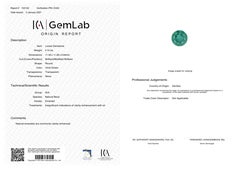 GIA Certified 4.74 Ct. VIVID GREEN Insignificant Oil Emerald Diamond Ring