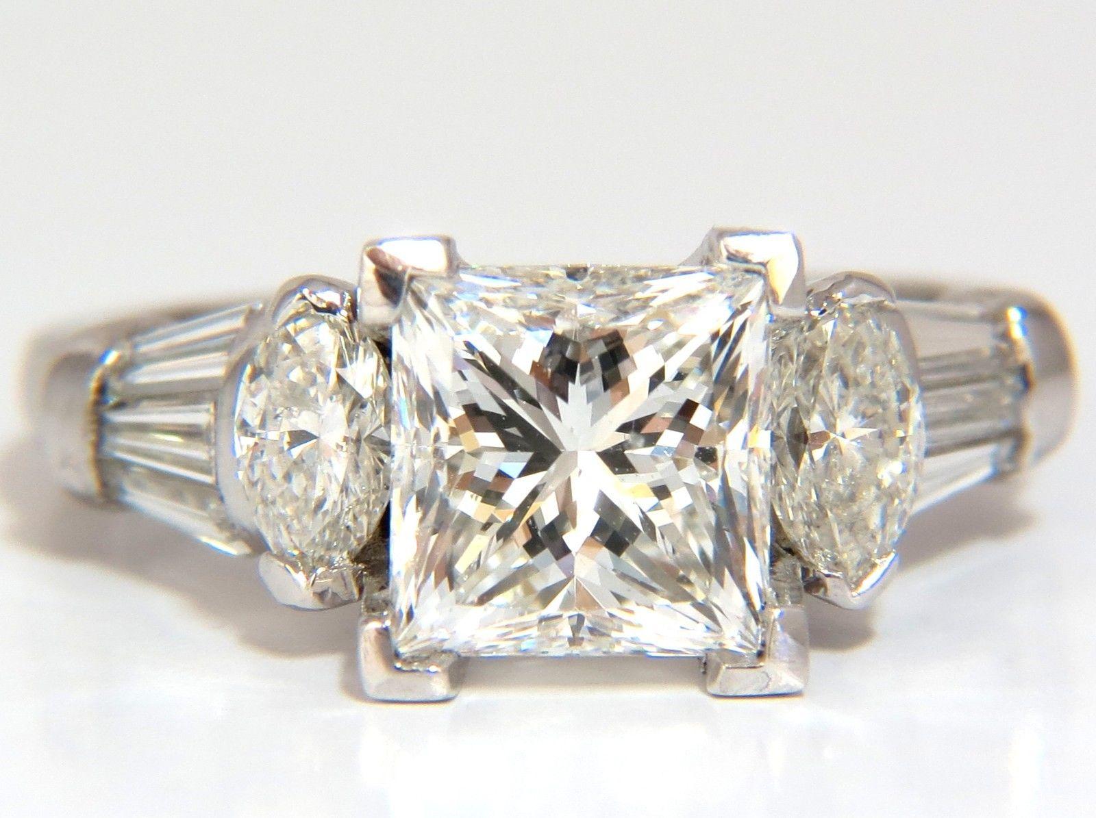 1 carat princess cut diamond ring