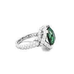 GIA Certified 4.80 Carat Colombian Emerald Ring