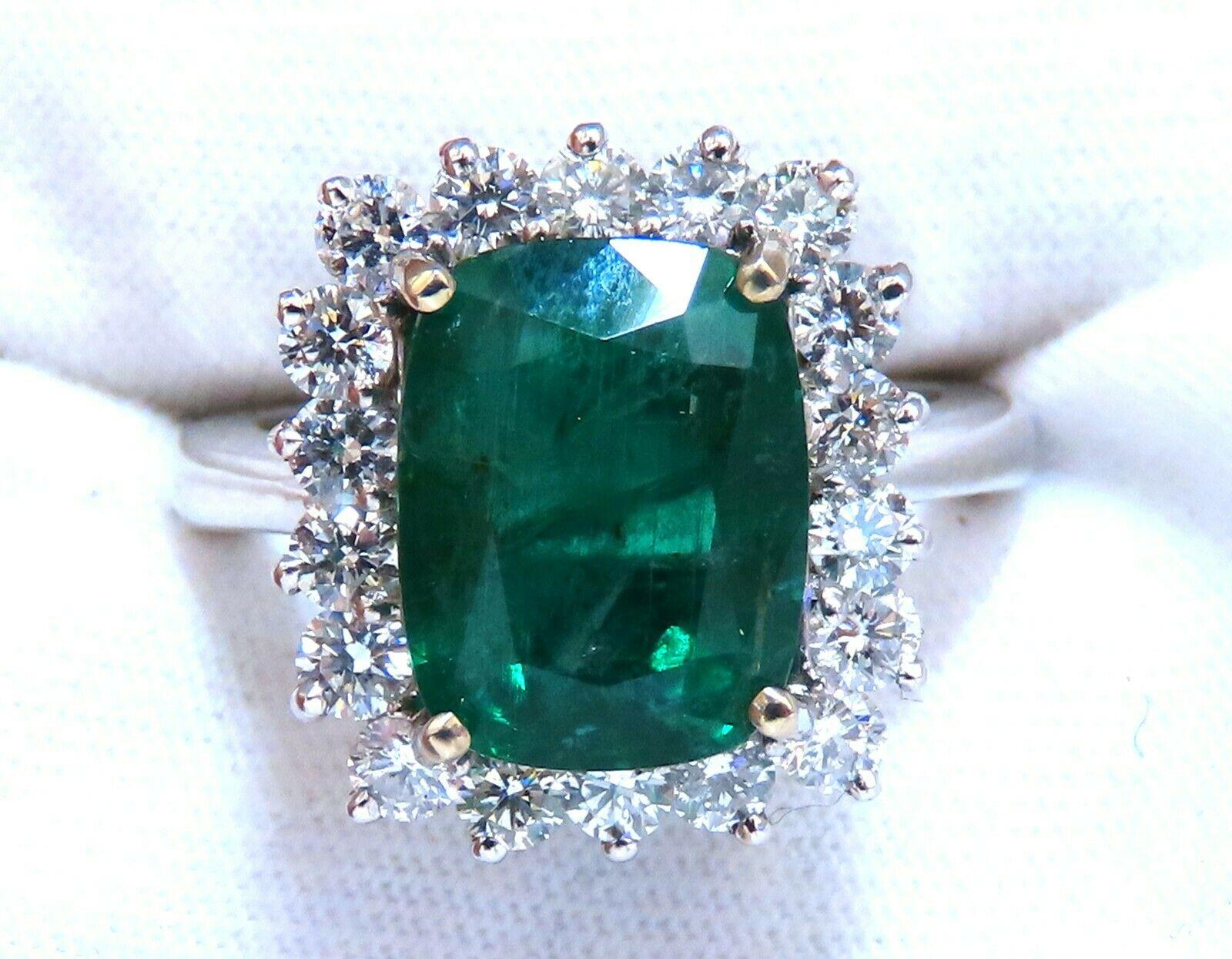 GIA Certified Natural Emerald diamonds ring.

4.86ct natural emerald

GIA Report #: 2357603348

 Transparent, Green

Classic Emerald cut, brilliant cut

11.77 x 9.09 x 6.08mm

Quality: 
