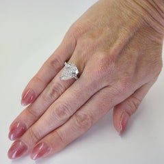 GIA-zertifizierter Diamantring mit 4,88 Karat im Birnenschliff