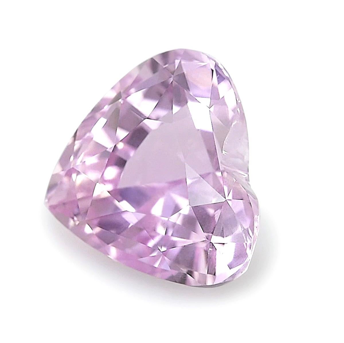 Mixed Cut GIA Certified 4.88 Carats Unheated Pinkish Purple Sapphire  For Sale