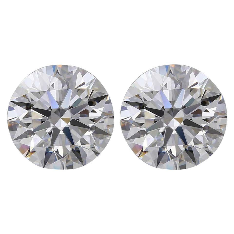 Certified diamond studs Clearance