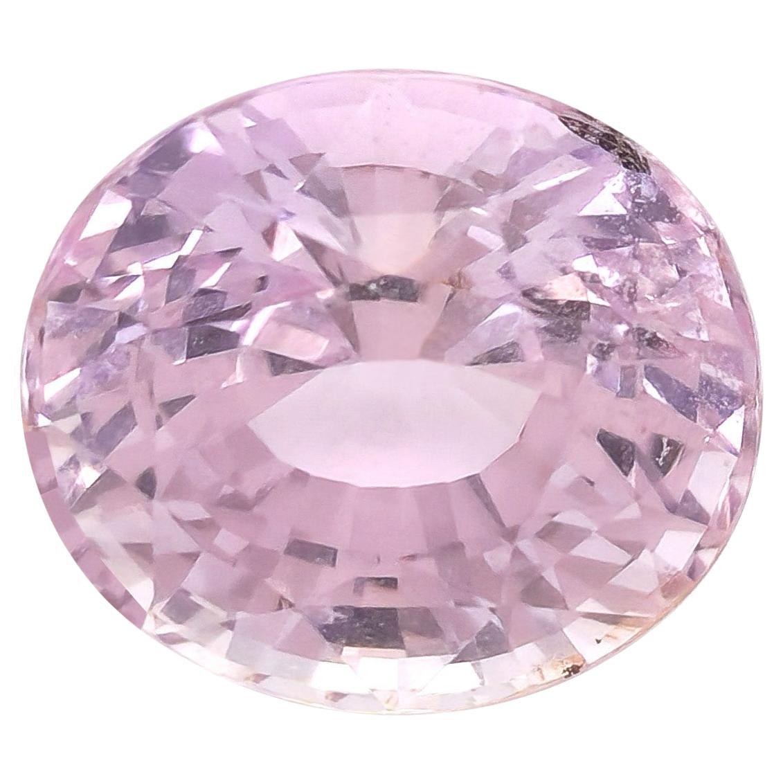 GIA Certified Natural Unheated Pink Sapphire 4.94 Carats  For Sale