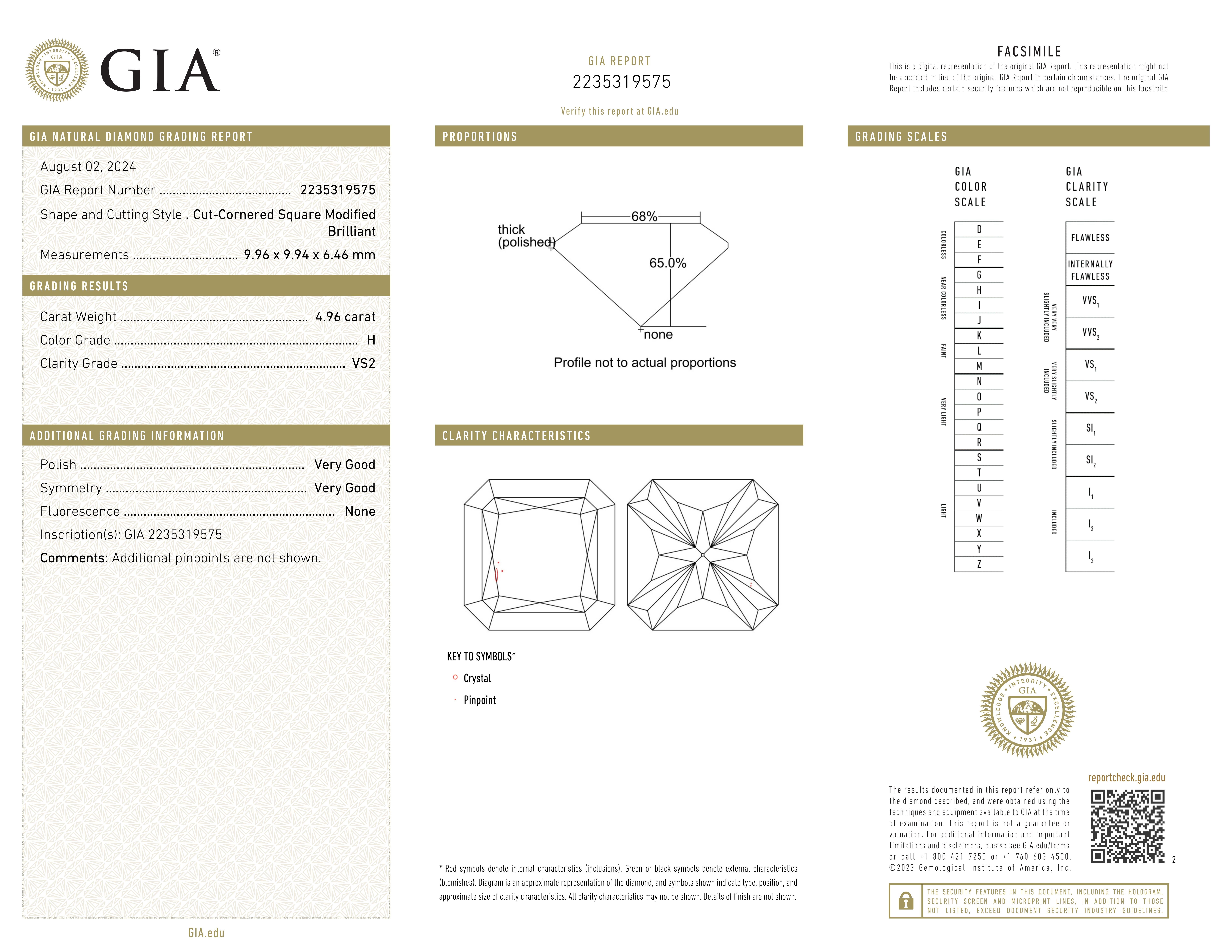 Anello con diamante senza difetti certificato GIA da 4,96 carati con baguette affusolata in platino

Un vero capolavoro di perfezione, questo diamante da 4,96 carati certificato GIA ha colore H e purezza vs2, una straordinaria rarità nel mondo