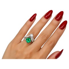 Emerald Cocktail Rings