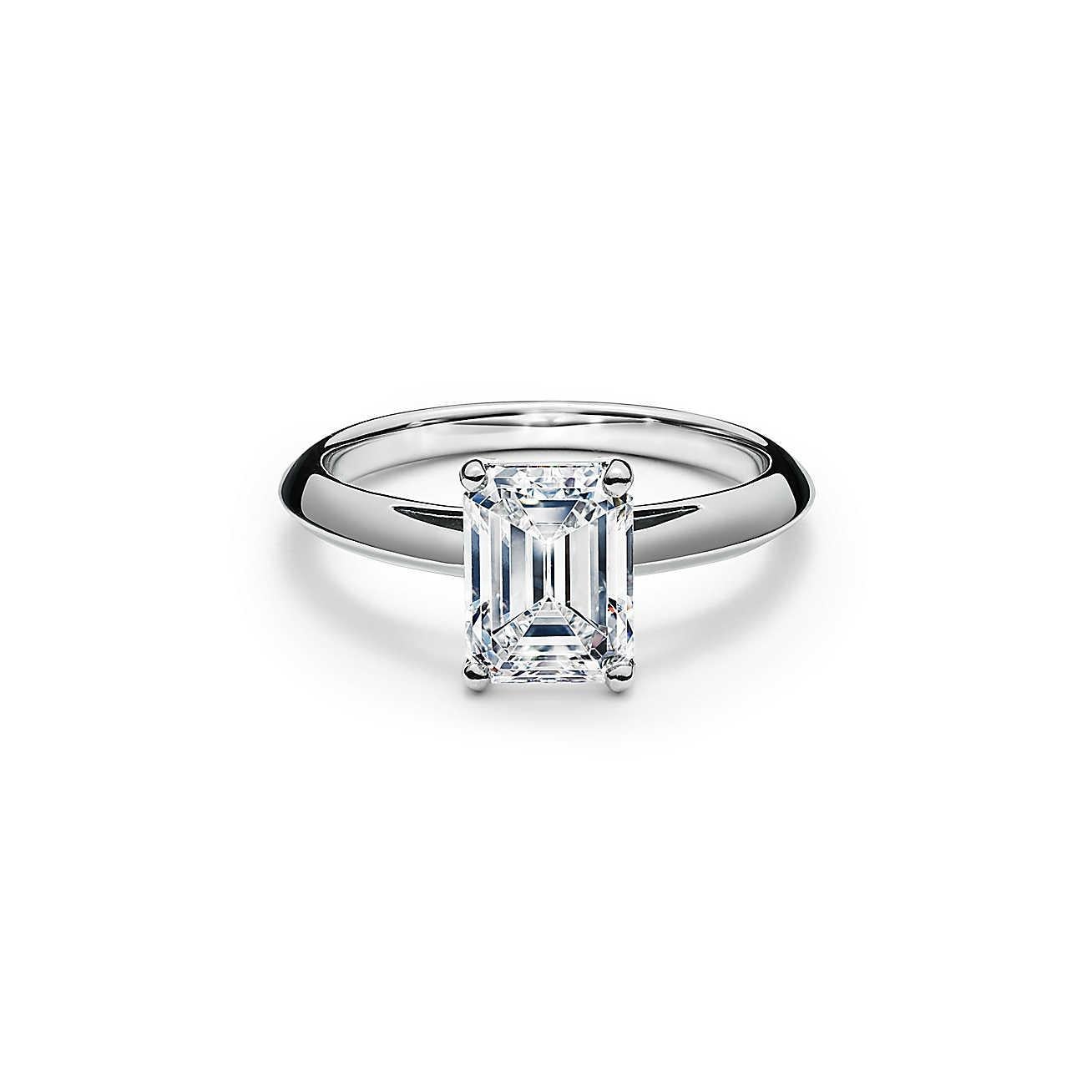 5 carat rectangle diamond ring