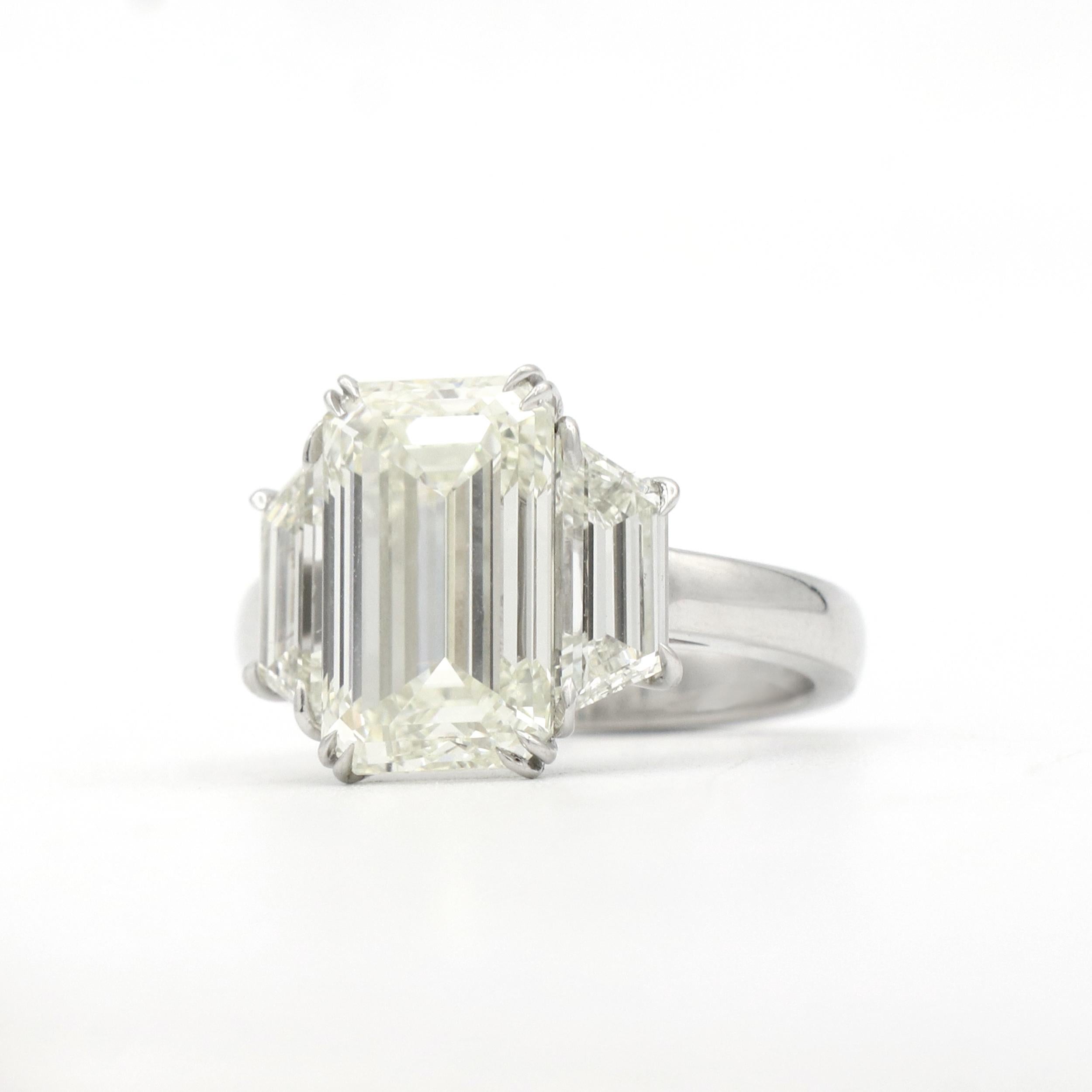 5 carat emerald diamond ring