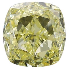 GIA Certified 5 Carat Fancy Intense Yellow Diamond