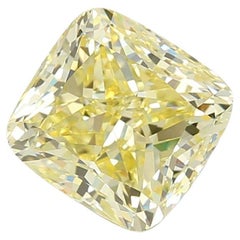 Gia Certified 5 Carat Fancy Intense Yellow Diamond