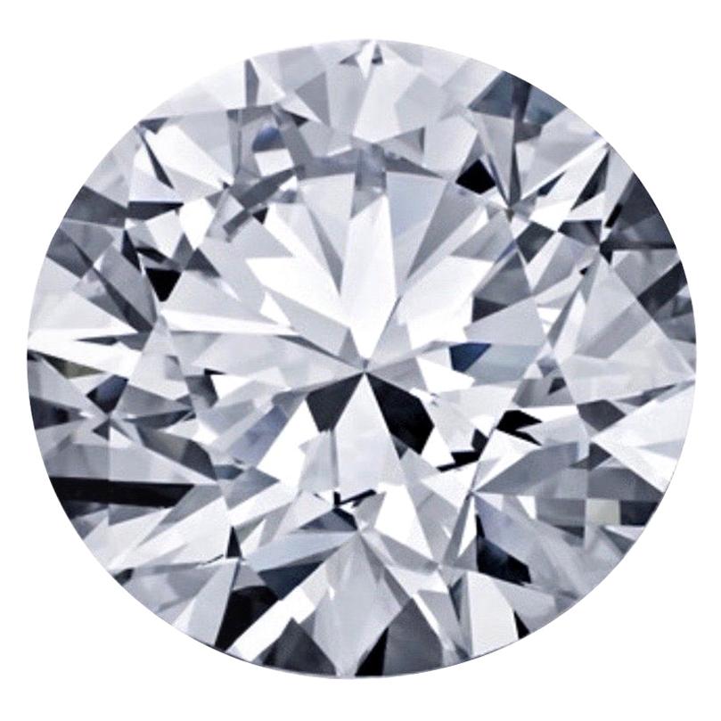 GIA Certified 5 Carat H SI1 Round Cut Diamond Ring