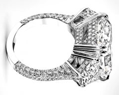 GIA Certified 5 Carat Radiant Cut Diamond Ring