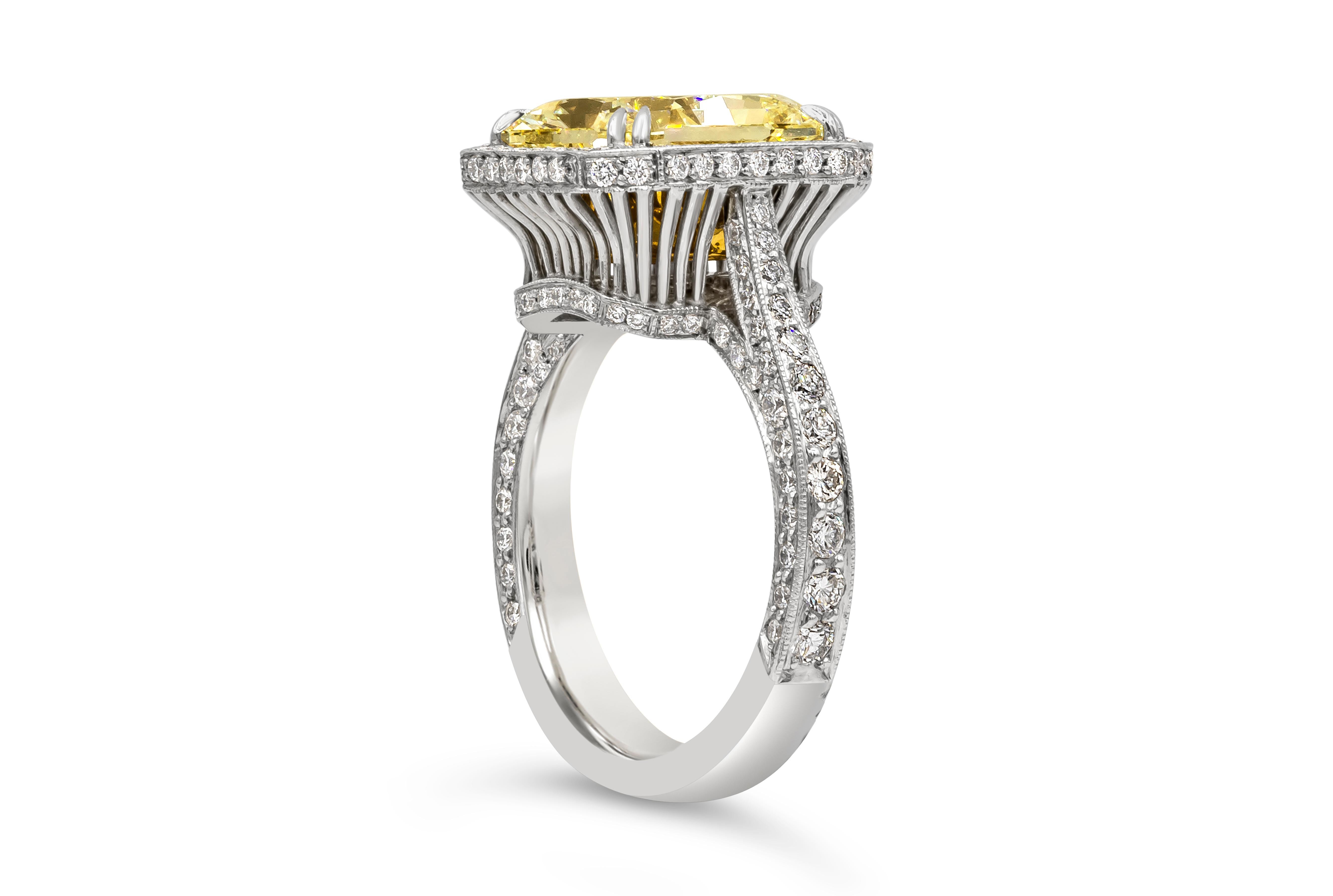 5 carat radiant cut diamond ring