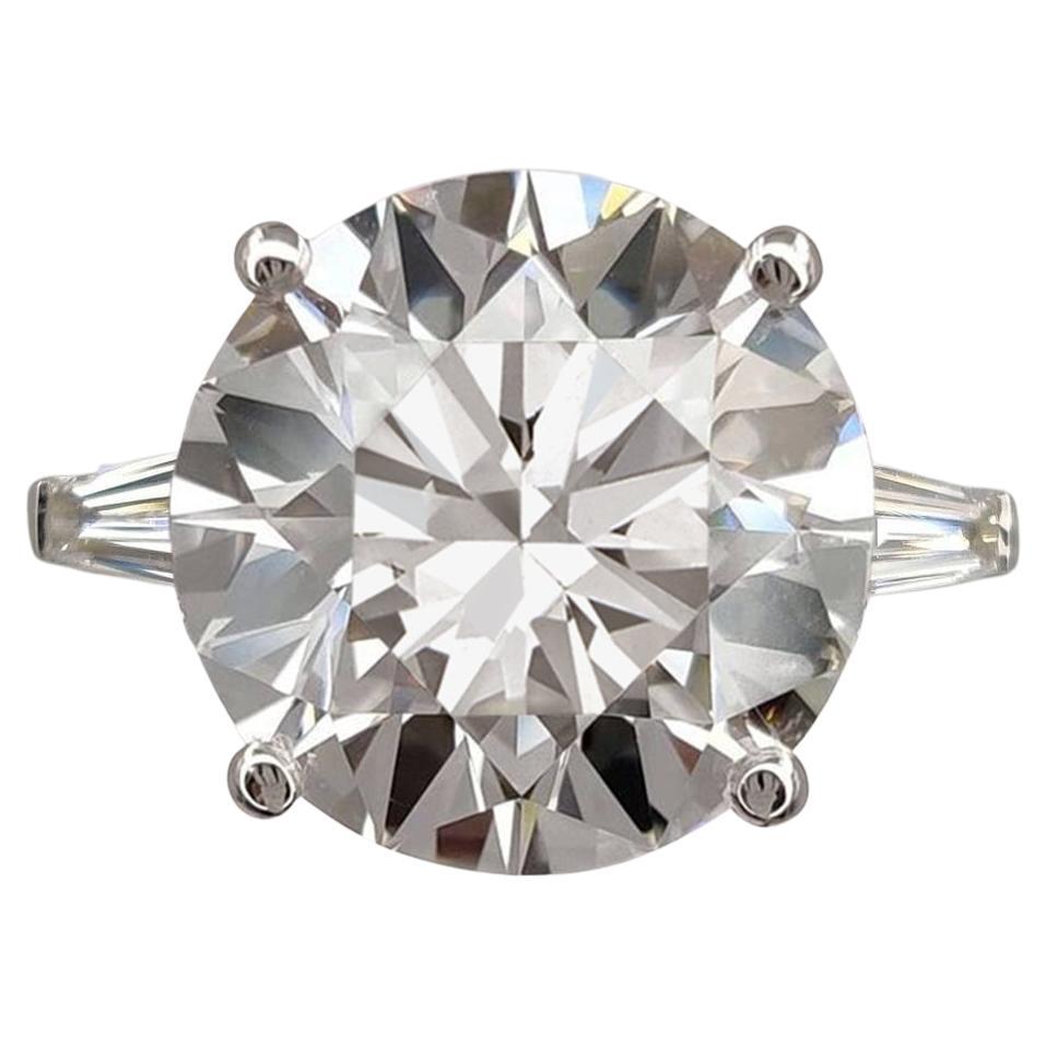GIA-zertifizierter 5 Karat Diamantring mit rundem Brillantschliff G VS (Rundschliff) im Angebot