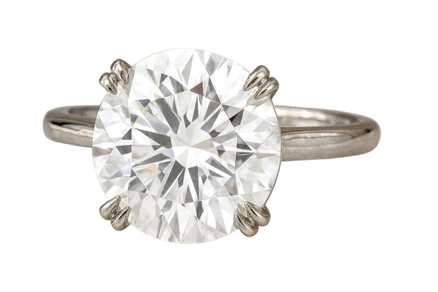 4ct natural diamond ring