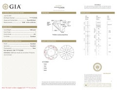 GIA Certified 5 ct Round I SI2 EX Cut Diamond Loose or Set in Solitaire Ring