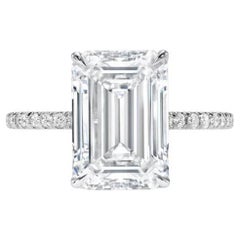 Emerald Solitaire Rings