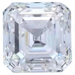 Smeraldo quadrato da 5,00 carati F/VS2 certificato GIA  Forma  Diamante naturale