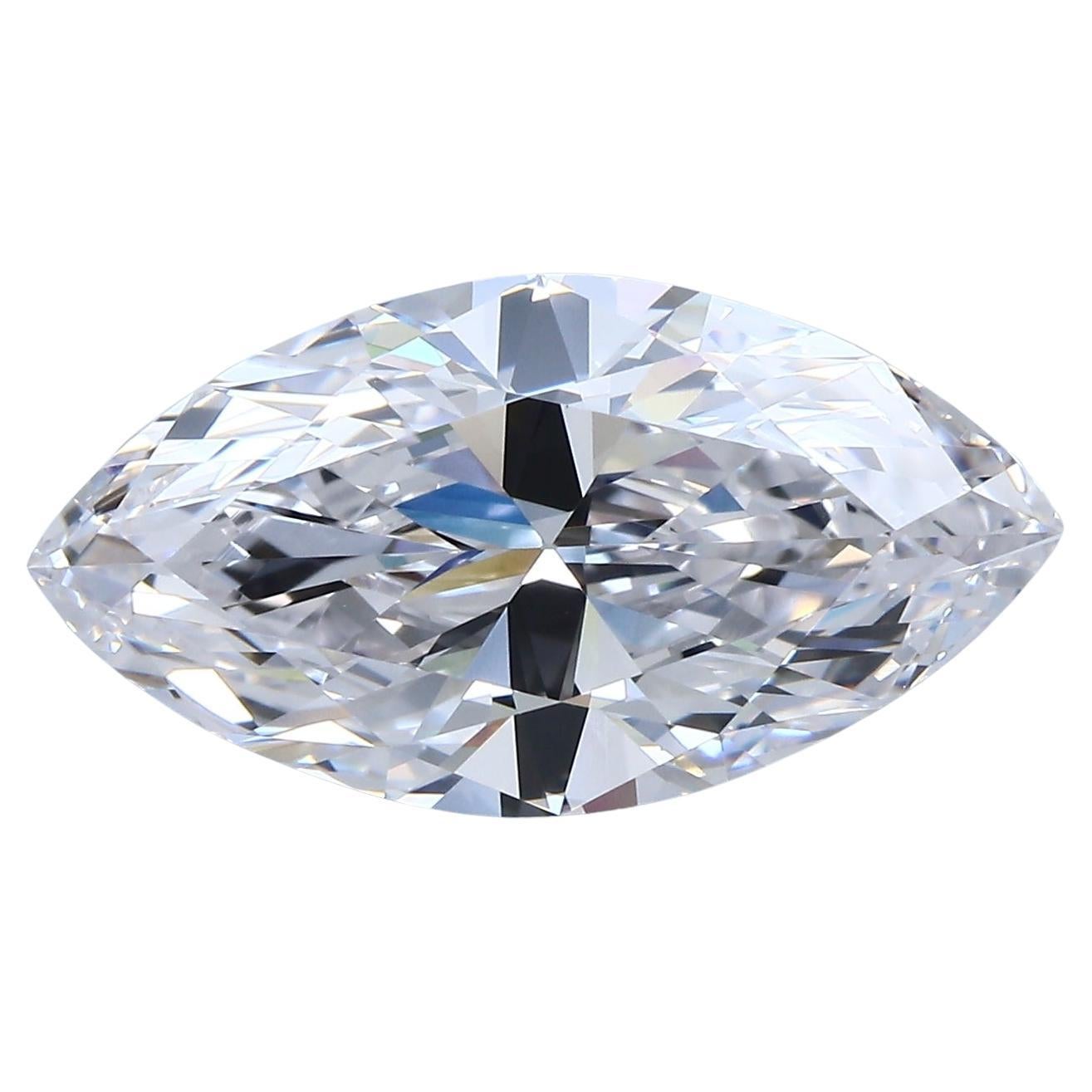 GIA Certified 5.00ct D IF Marquise Diamond Loose or Set in Solitaire Ring For Sale