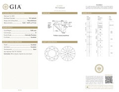 GIA Certified 5.00ct D IF Brilliante rotondo sciolto o incastonato in un anello solitario