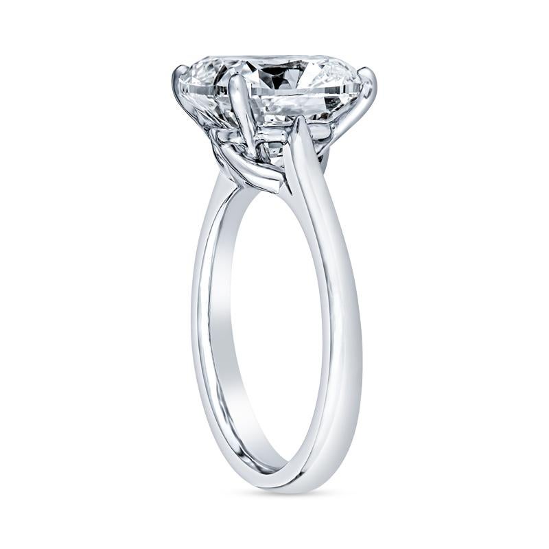 5 carat cushion cut diamond ring