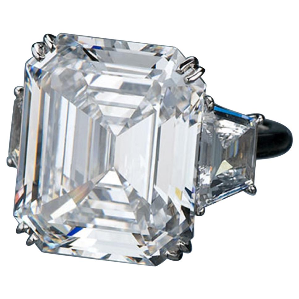 GIA Certified 4.51 Carat Emerald Cut Diamond Ring VS2 G Color