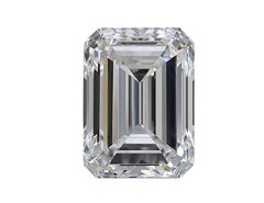 GIA Certified 5.01 Carat Emerald Cut Diamond Three Stone Ring VVS1