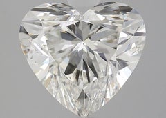 GIA-Certified 5.01 Carat Heart Brilliant Cut I Color SI1 Clarity Loose Diamond