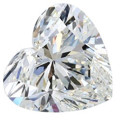 GIA-Certified 5.01 Carat Heart Brilliant Cut I Color SI1 Clarity Loose Diamond