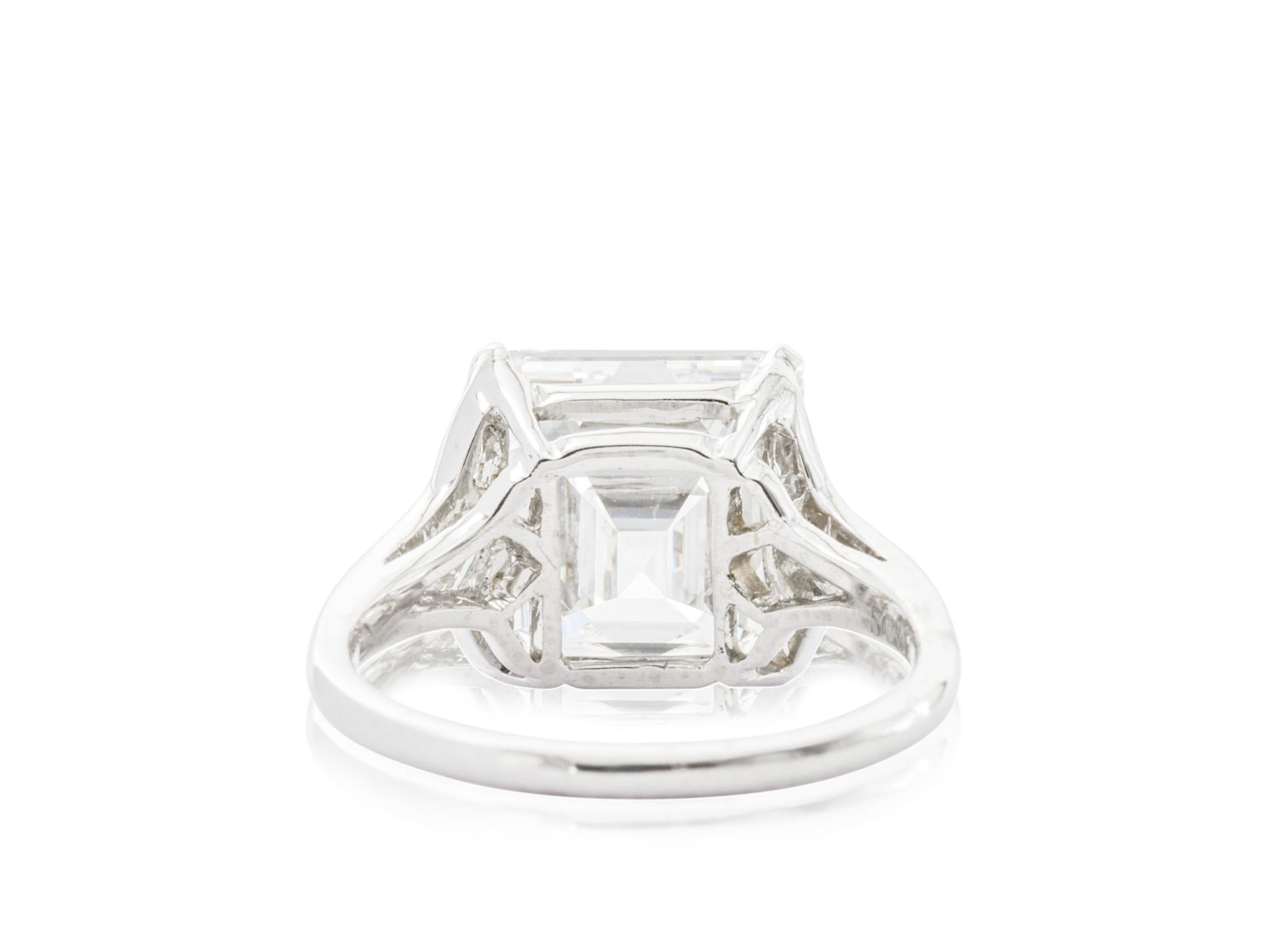 asscher diamond engagement rings
