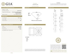 GIA Certified 5.01ct D VS2 Radiant Diamond Loose or Set in Solitaire Ring