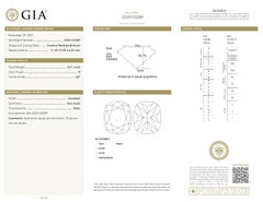 GIA Certified 5.01ct H SI1 Cushion Diamond Loose or Set in Solitaire Ring