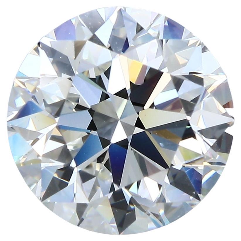 GIA zertifiziert 5,01ct H VS2 Runde Diamanten lose oder in Solitär-Ring gesetzt