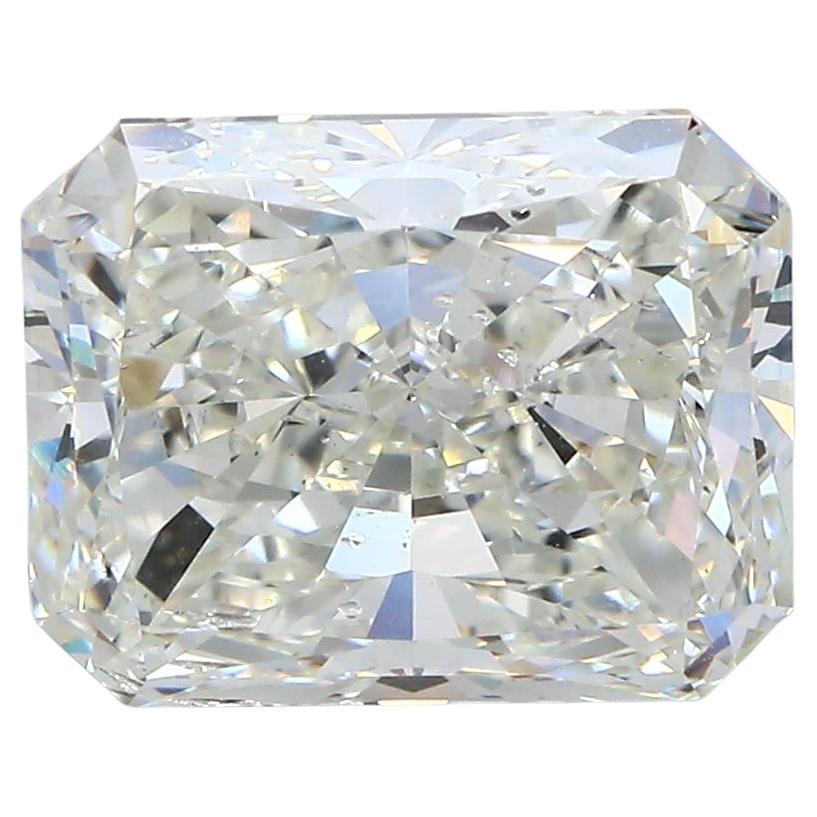 GIA zertifiziert 5,01ct Radiant K SI1 Diamant lose oder in Solitär-Ring gesetzt