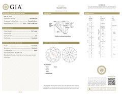 GIA Certified 5.01ct Round J SI2 Diamond Loose or Set in Solitaire Ring (bague solitaire)