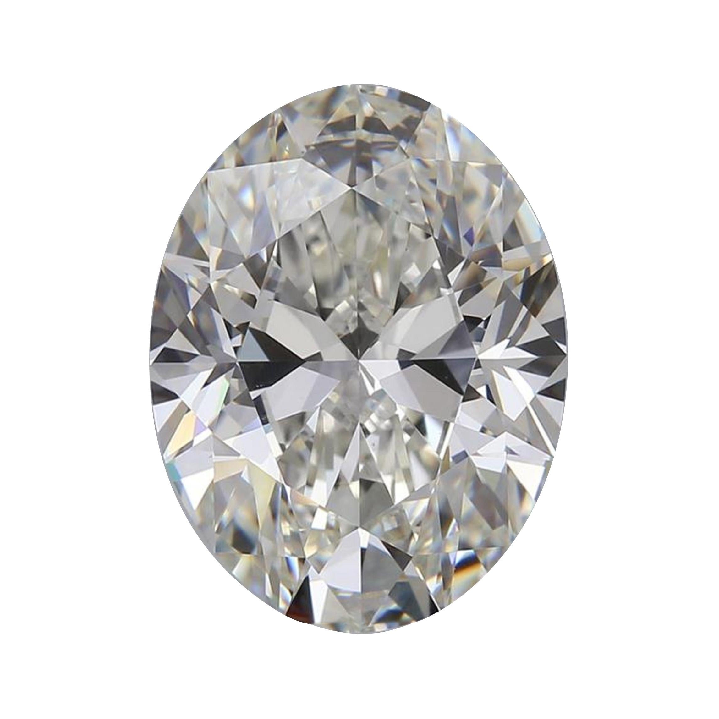 GIA Certified 5.02 Carat Oval Diamond