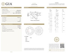 GIA Certified 5.02ct D SI2 Round Diamond Loose or Set in Solitaire Ring