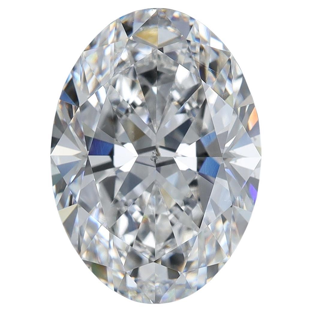 Diamante ovale certificato GIA 5,02ct E SI1 sciolto o incastonato in un anello solitario