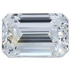 GIA Certified 5.02ct E VS2 Emerald Cut Diamond Loose or Set in Solitaire Ring