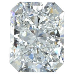 GIA zertifiziert 5,02ct G SI2 Radiant Diamant lose oder in Solitär-Ring gesetzt