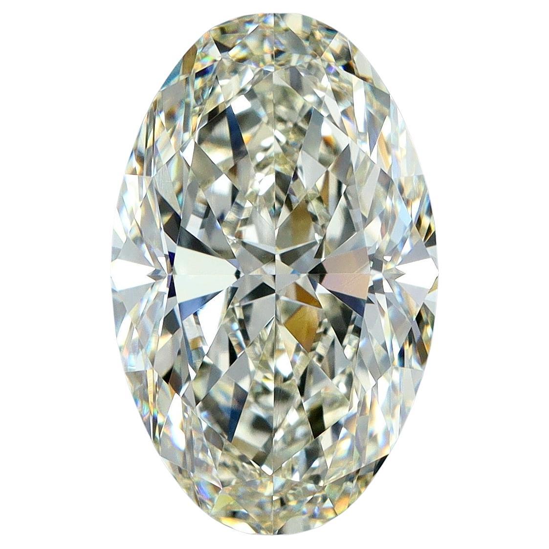 Diamante ovale certificato GIA 5,02ct L VVS2 sciolto o incastonato in un anello solitario