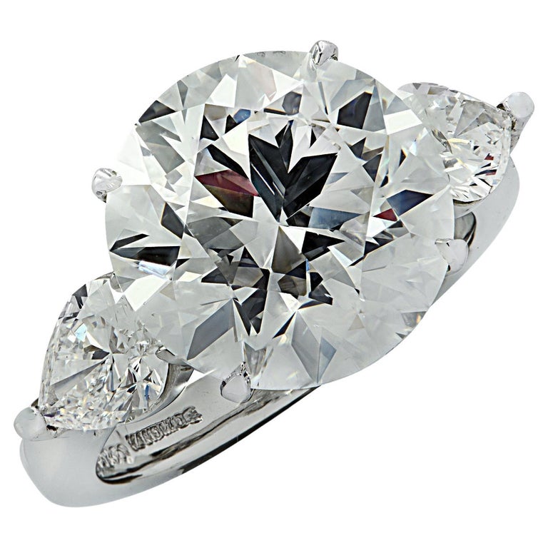GIA Certified 7.02 Carat Diamond Engagement Ring For Sale at 1stDibs