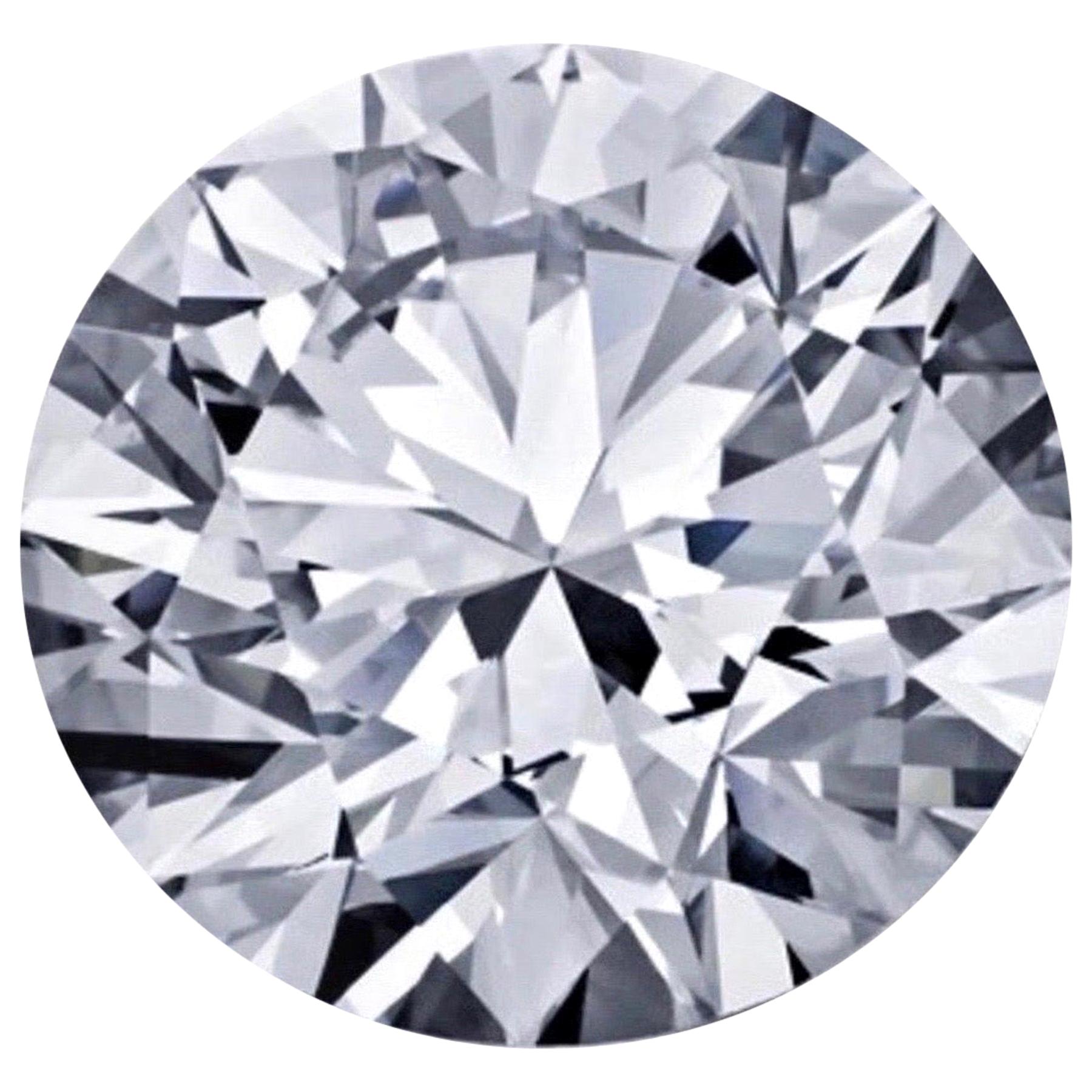 GIA Certified 5.03 Carat F VS2 Round Cut Diamond