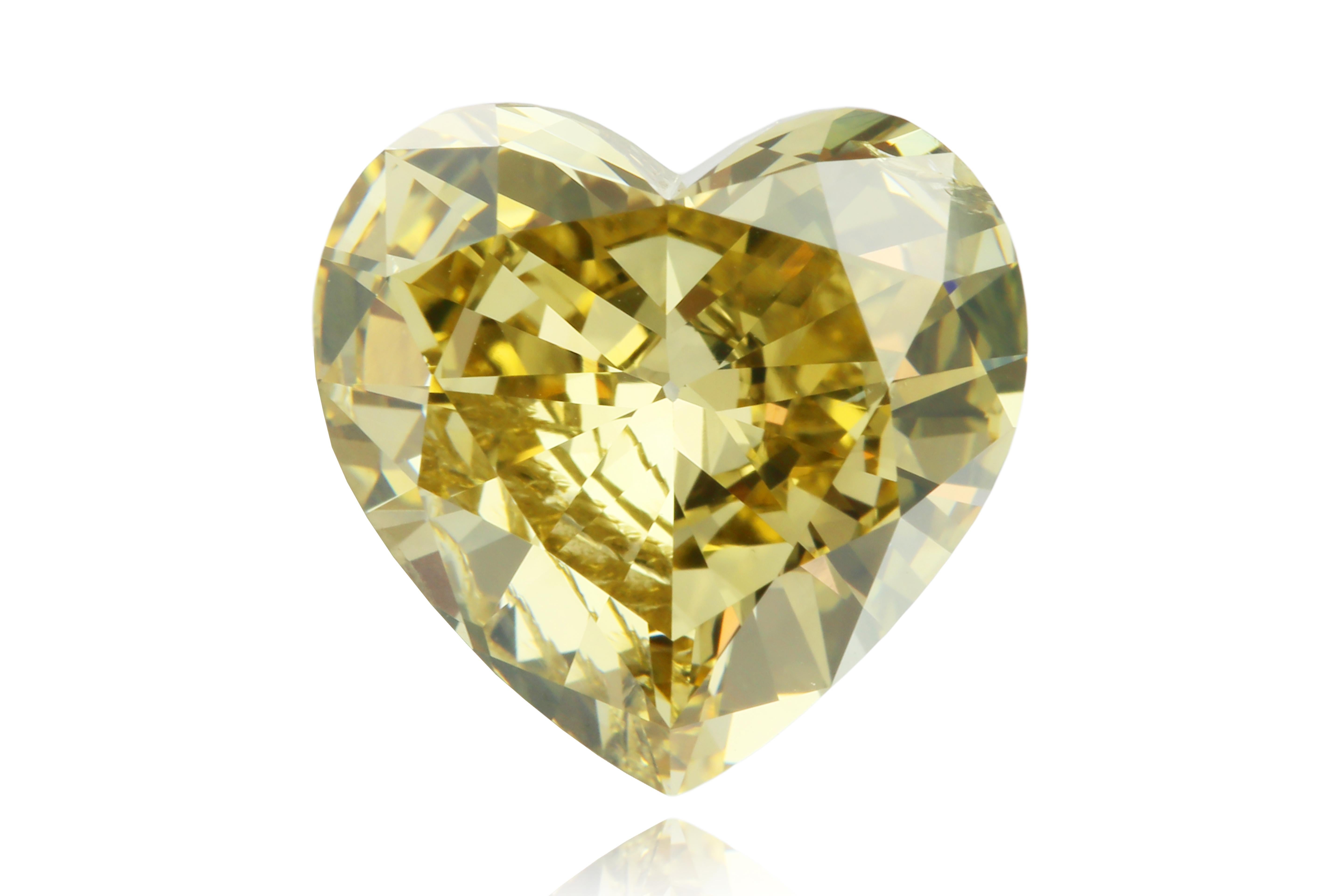 GIA Certified - 5.03 Fancy Brownish Greenish Yellow Diamond For Sale 1
