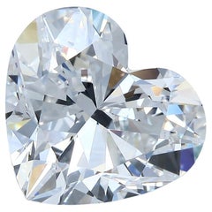 GIA Certified 5.03ct D IF Heart Diamond Loose or Set in Solitaire Ring