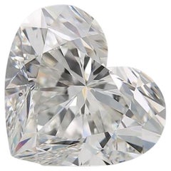 GIA Certified 5.03ct Heart Diamond H SI1 Loose or Set in Solitaire Ring