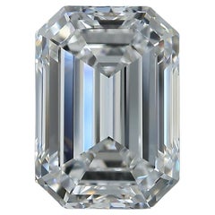 GIA Certified 5.04ct E IF Emerald Cut Diamond Loose or Set in Solitaire Ring