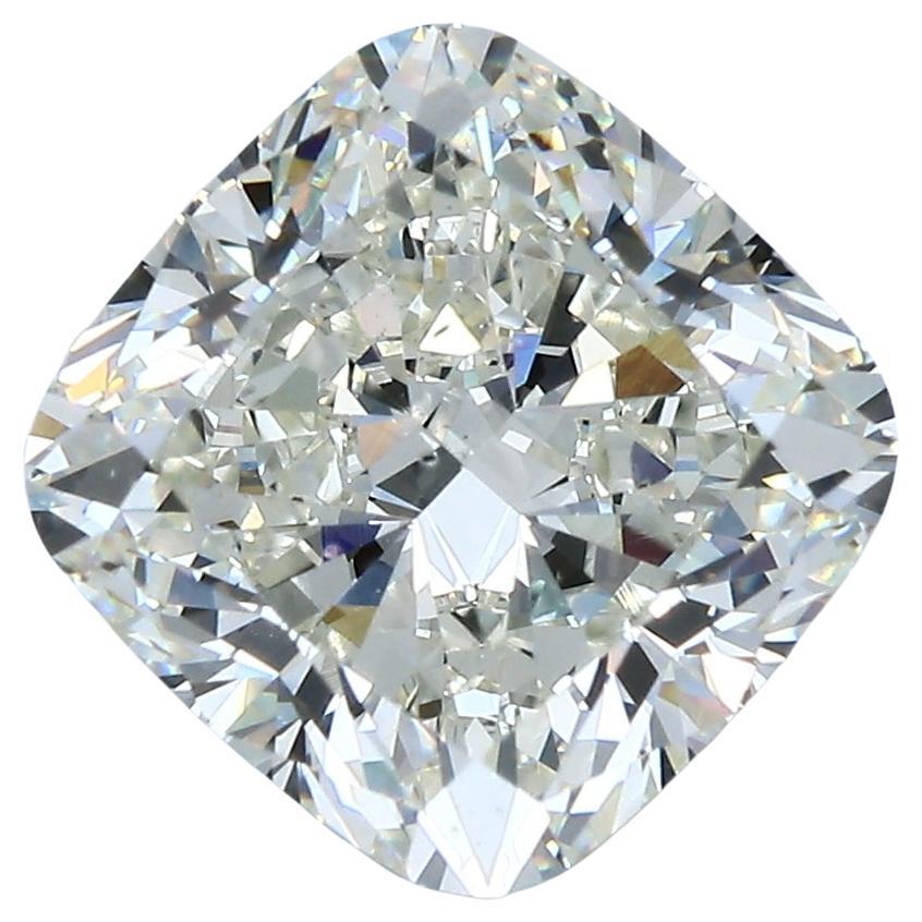 GIA Certified 5.06ct K SI1 Cushion Diamond Loose or Set in Solitaire Ring For Sale